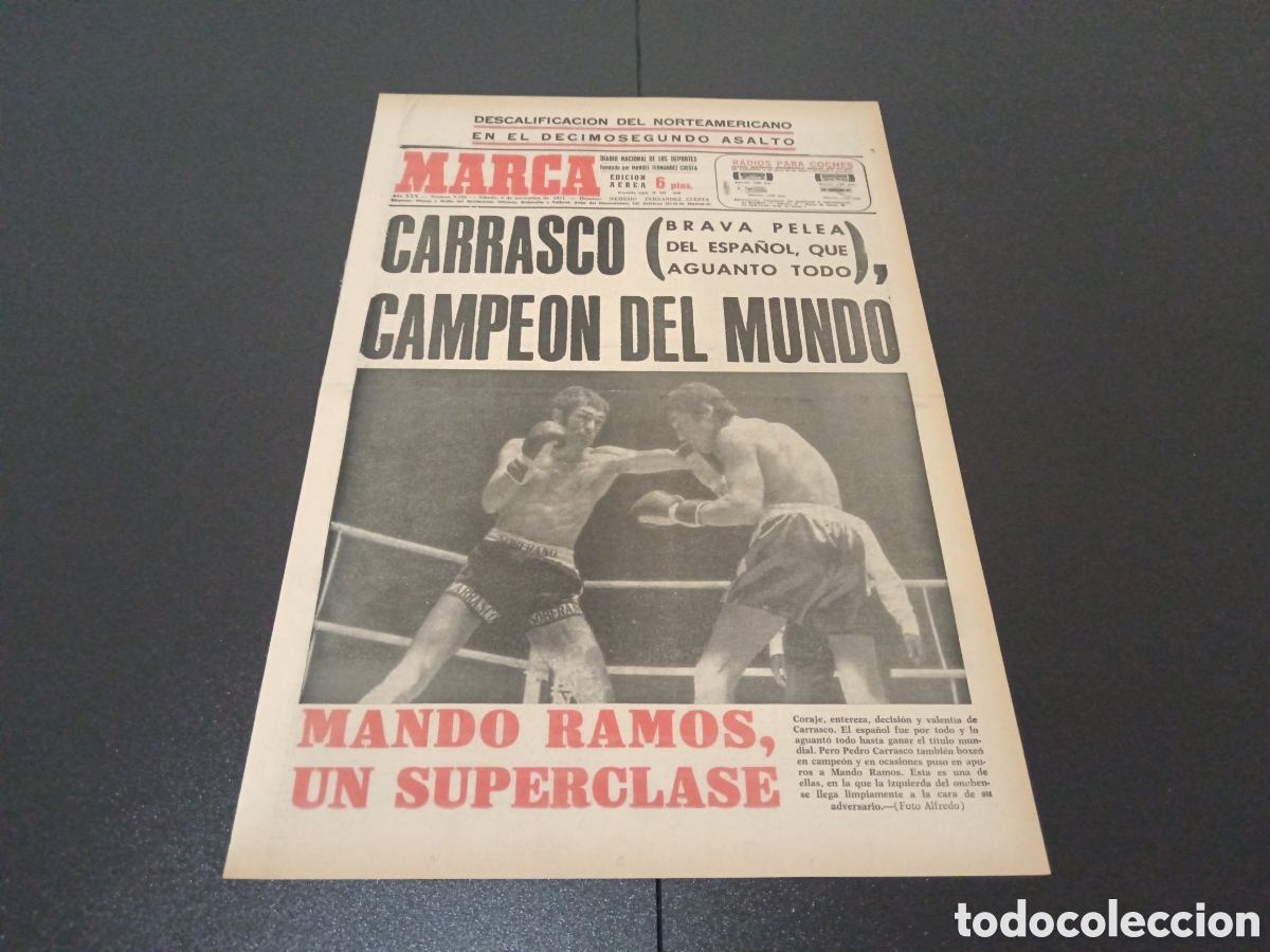 Coleccionismo deportivo: MARCA 06/09/1971 - Foto 1