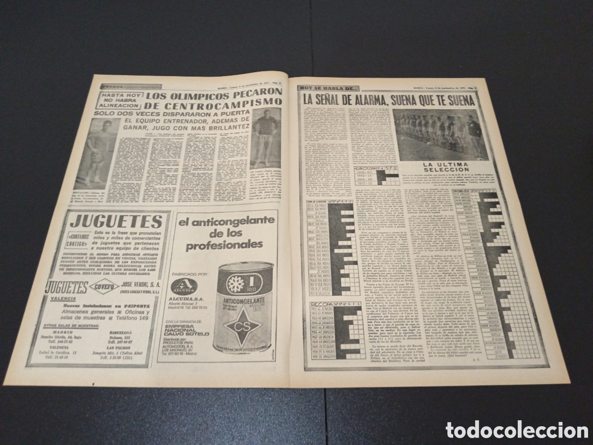 Coleccionismo deportivo: MARCA 07/09/1971 - Foto 2