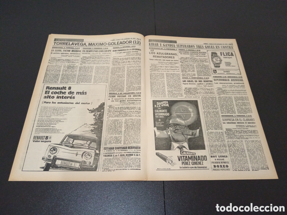 Coleccionismo deportivo: MARCA 07/09/1971 - Foto 4