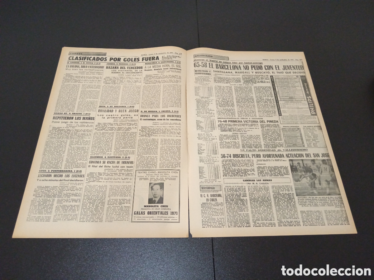 Coleccionismo deportivo: MARCA 07/09/1971 - Foto 6