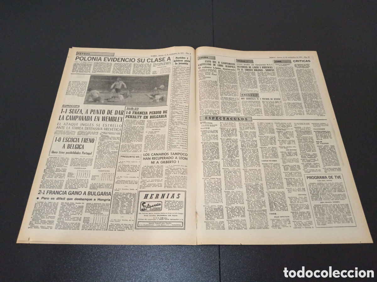 Coleccionismo deportivo: MARCA 11/11/1971 - Foto 3