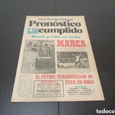 Coleccionismo deportivo: MARCA 04/07/1974 SEMIFINAL MUNDIAL MUNICH 74 HOLANDA 2 BRASIL 0 ALEMANIA 1 POLONIA 0