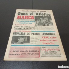 Coleccionismo deportivo: MARCA 24/08/1974 FINAL VILLA DE MADRID ATLÉTICO MADRID 1 UJPEST 0 FINAL TROFEO NARANJA VALENCIA 0 PS