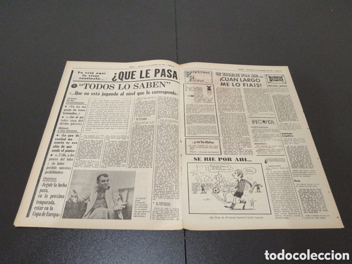 Coleccionismo deportivo: MARCA 17/11/1976 - Foto 3