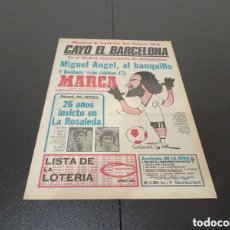 Coleccionismo deportivo: MARCA 16/01/1977 LAS PALMAS 2 BARCELONA 1