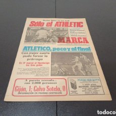 Coleccionismo deportivo: MARCA 21/04/1977 RECOPA HAMBURGO 3 AT MADRID 0 UEFA BILBAO 0 RACING WHITE 0