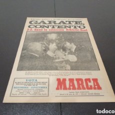 Coleccionismo deportivo: MARCA 02/06/1977 HOMENAJE A GARATE ATLÉTICO 2 SELECCIÓN ATHLETIC REAL 3