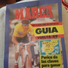 Coleccionismo deportivo: MARCA. GUÍA DE LA VUELTA A ESPAÑA 1989 -89-. TODA LA INFORMACIÓN. 70 PÁGINAS. BUEN ESTADO