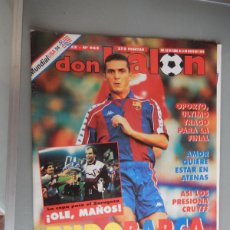 Coleccionismo deportivo: DON BALON REVISTA Nº 965 - 05-1994 - EUROBARÇA - POSTER DEL ZARAGOZA