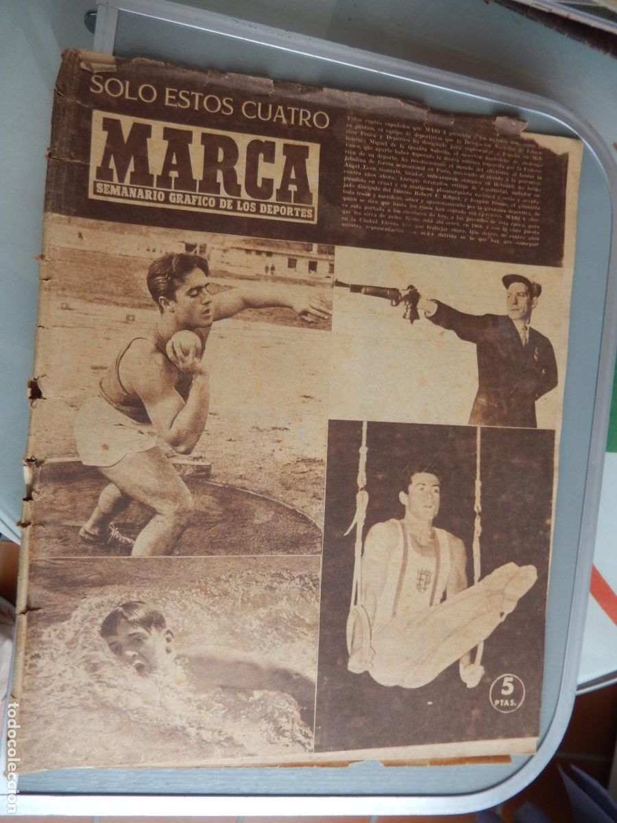 Sammelleidenschaft Sport: MARCA SEMANARIO GRAFICO DE LOS DEPORTES N&ordm; 726-10- 1956 - ENRIQUE GRANADOS - JOAQUIN BLUME