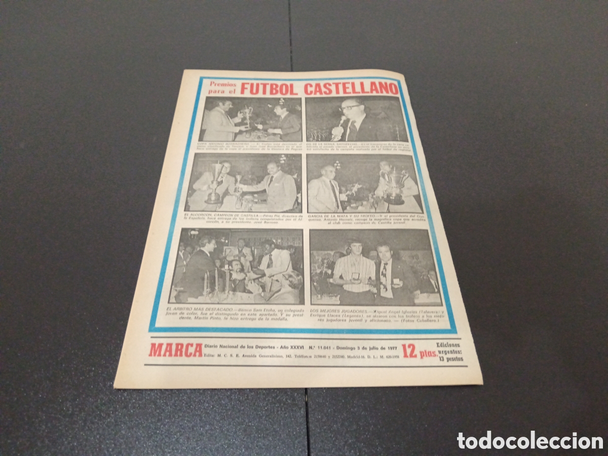 Coleccionismo deportivo: MARCA 03/07/1977 TOUR BORG - Foto 7