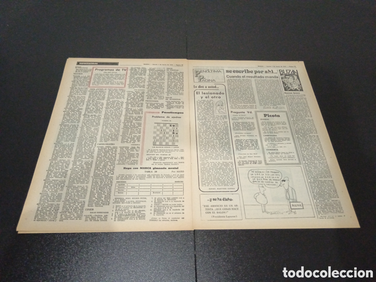 Coleccionismo deportivo: MARCA 01/03/1973 JORNADA DE COPA - Foto 6