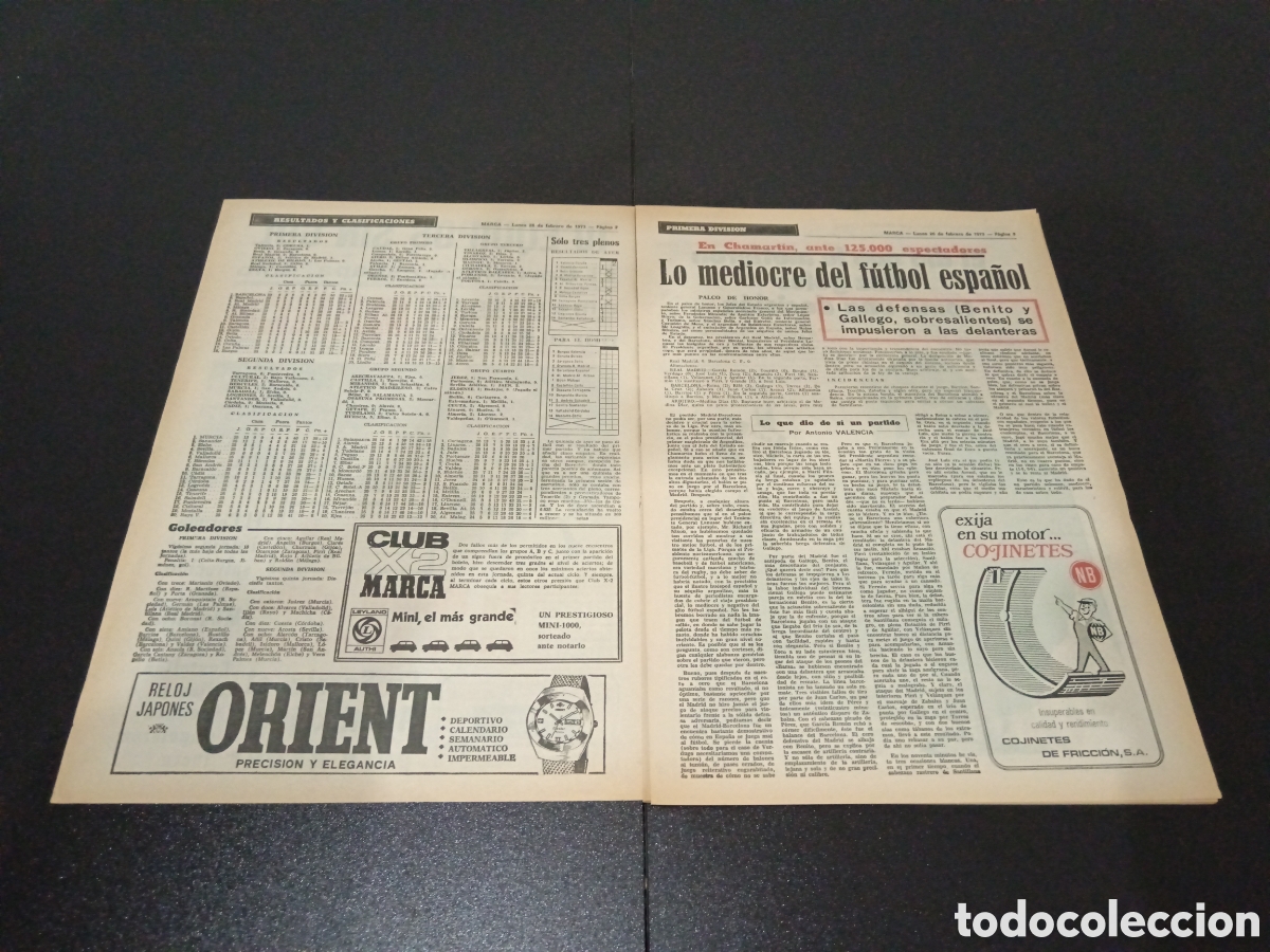 Coleccionismo deportivo: MARCA 26/02/1973 - Foto 2