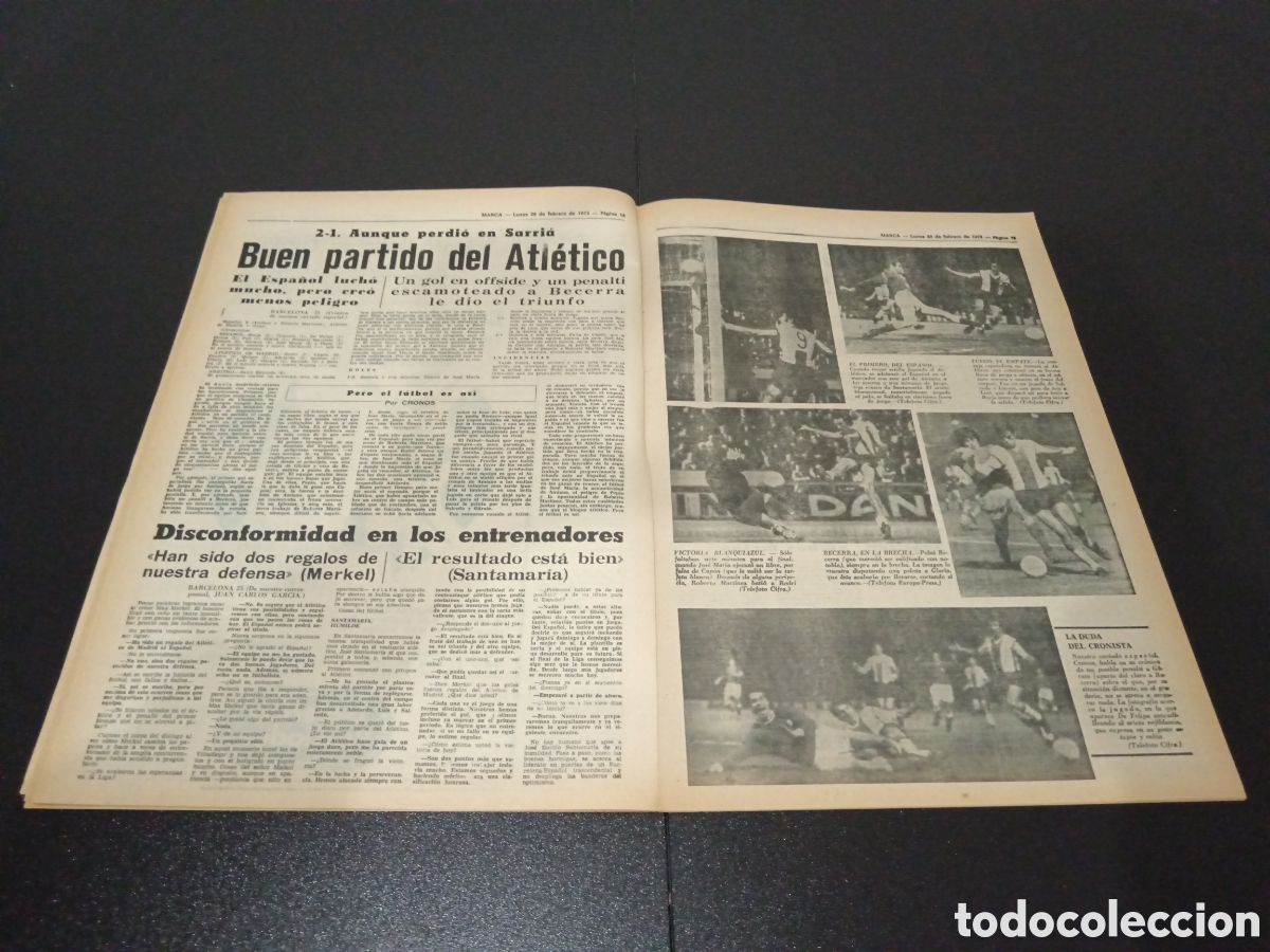 Coleccionismo deportivo: MARCA 26/02/1973 - Foto 7