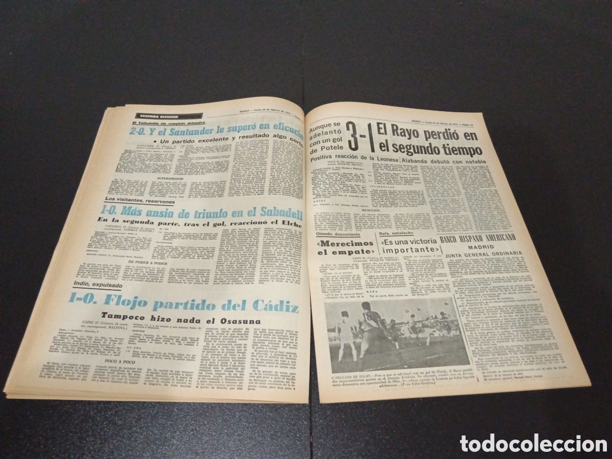 Coleccionismo deportivo: MARCA 26/02/1973 - Foto 10