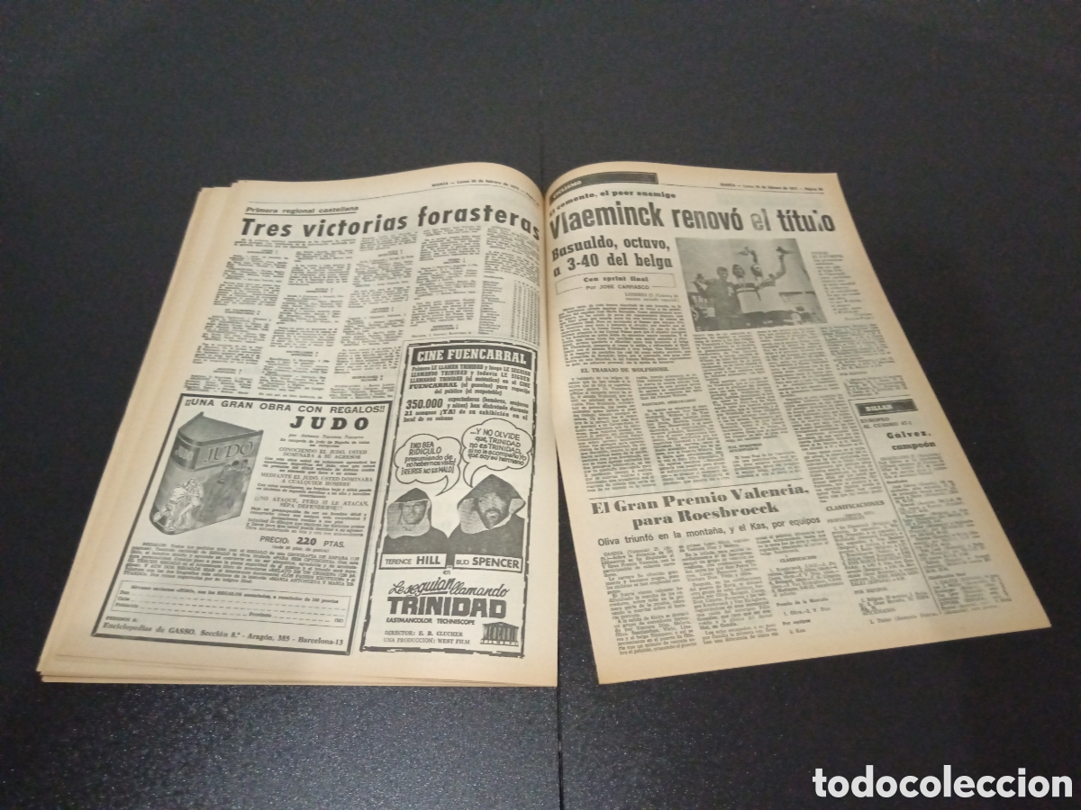 Coleccionismo deportivo: MARCA 26/02/1973 - Foto 13