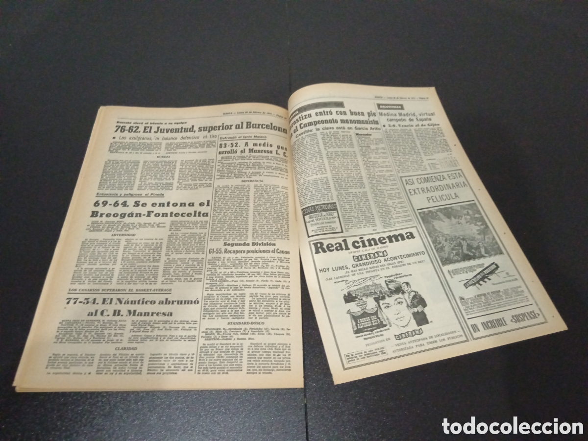 Coleccionismo deportivo: MARCA 26/02/1973 - Foto 15