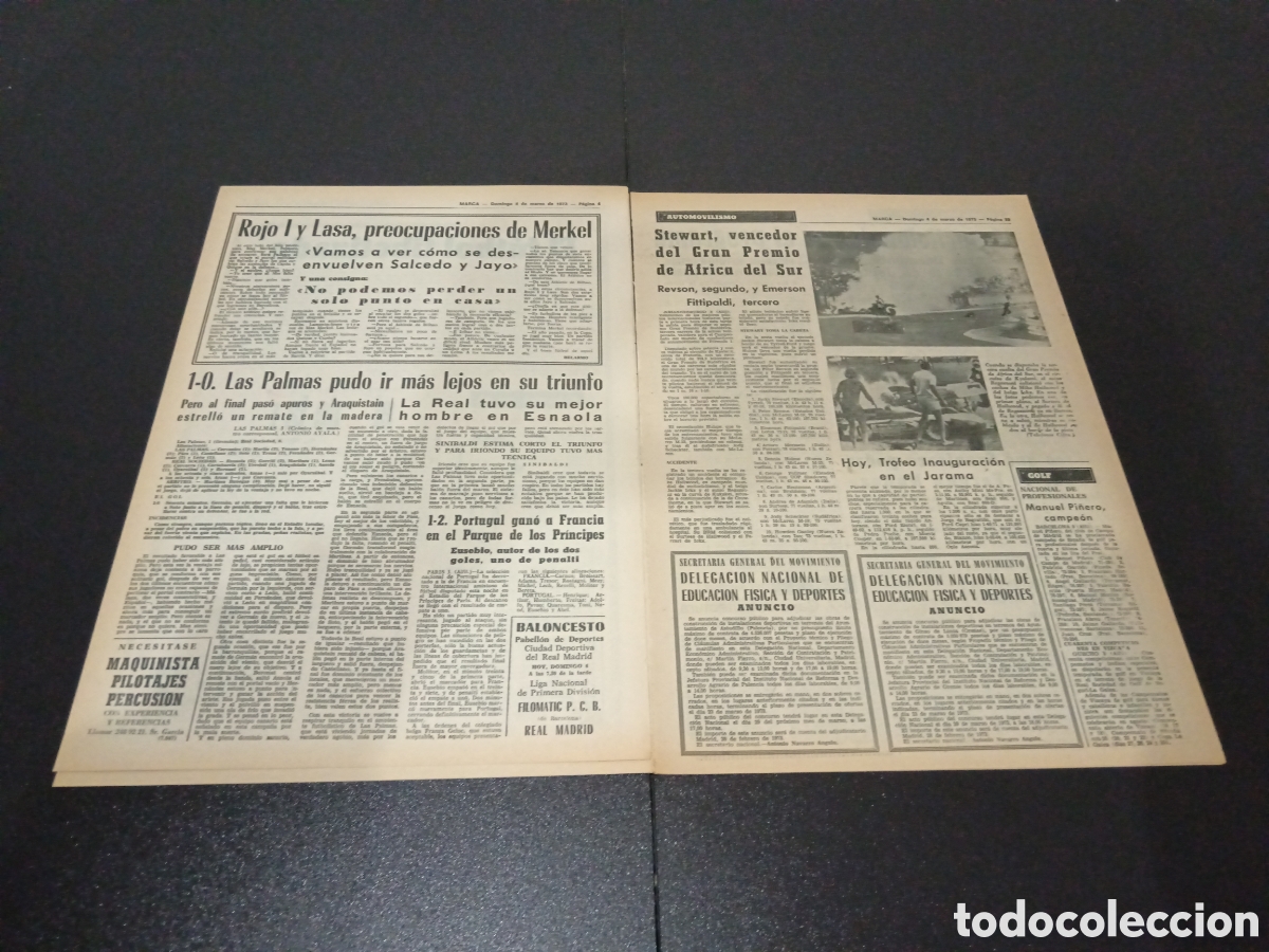 Coleccionismo deportivo: MARCA 04/03/1973 - Foto 3