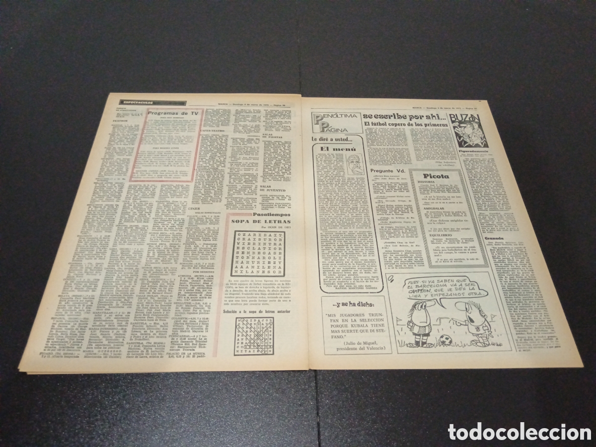 Coleccionismo deportivo: MARCA 04/03/1973 - Foto 7