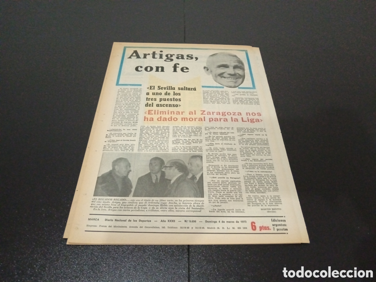 Coleccionismo deportivo: MARCA 04/03/1973 - Foto 8