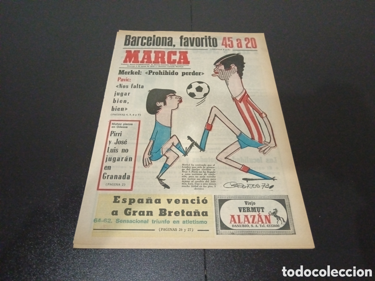 Coleccionismo deportivo: MARCA 04/03/1973 - Foto 1