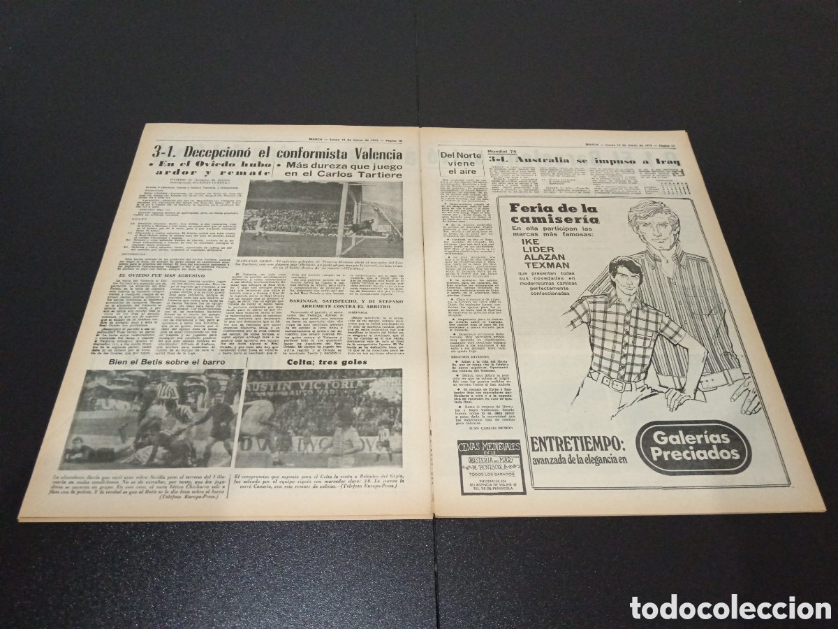 Coleccionismo deportivo: MARCA 12/03/1973 - Foto 6