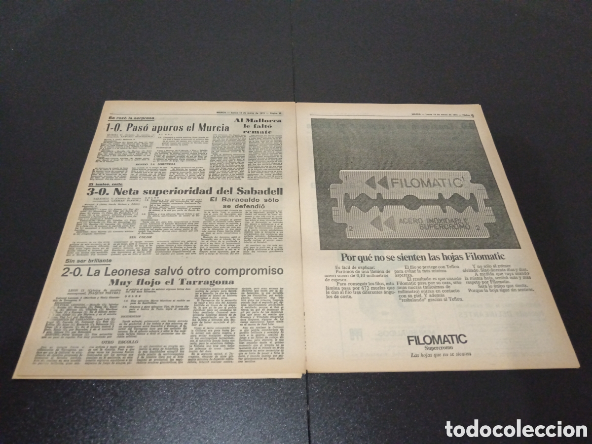Coleccionismo deportivo: MARCA 12/03/1973 - Foto 9