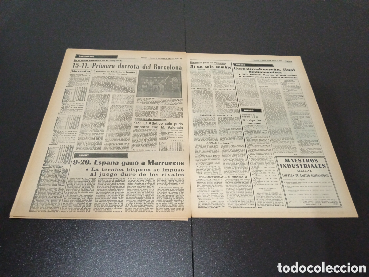 Coleccionismo deportivo: MARCA 12/03/1973 - Foto 13
