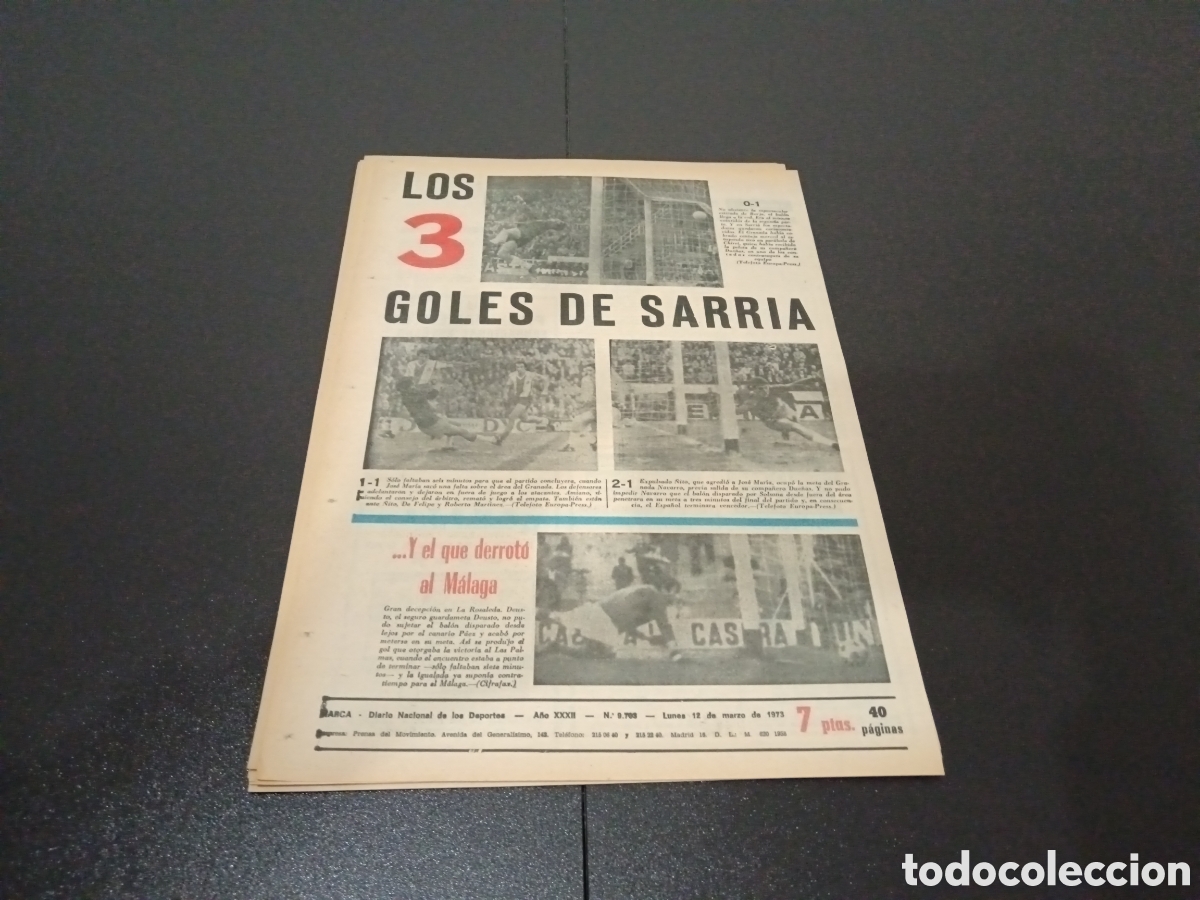 Coleccionismo deportivo: MARCA 12/03/1973 - Foto 17
