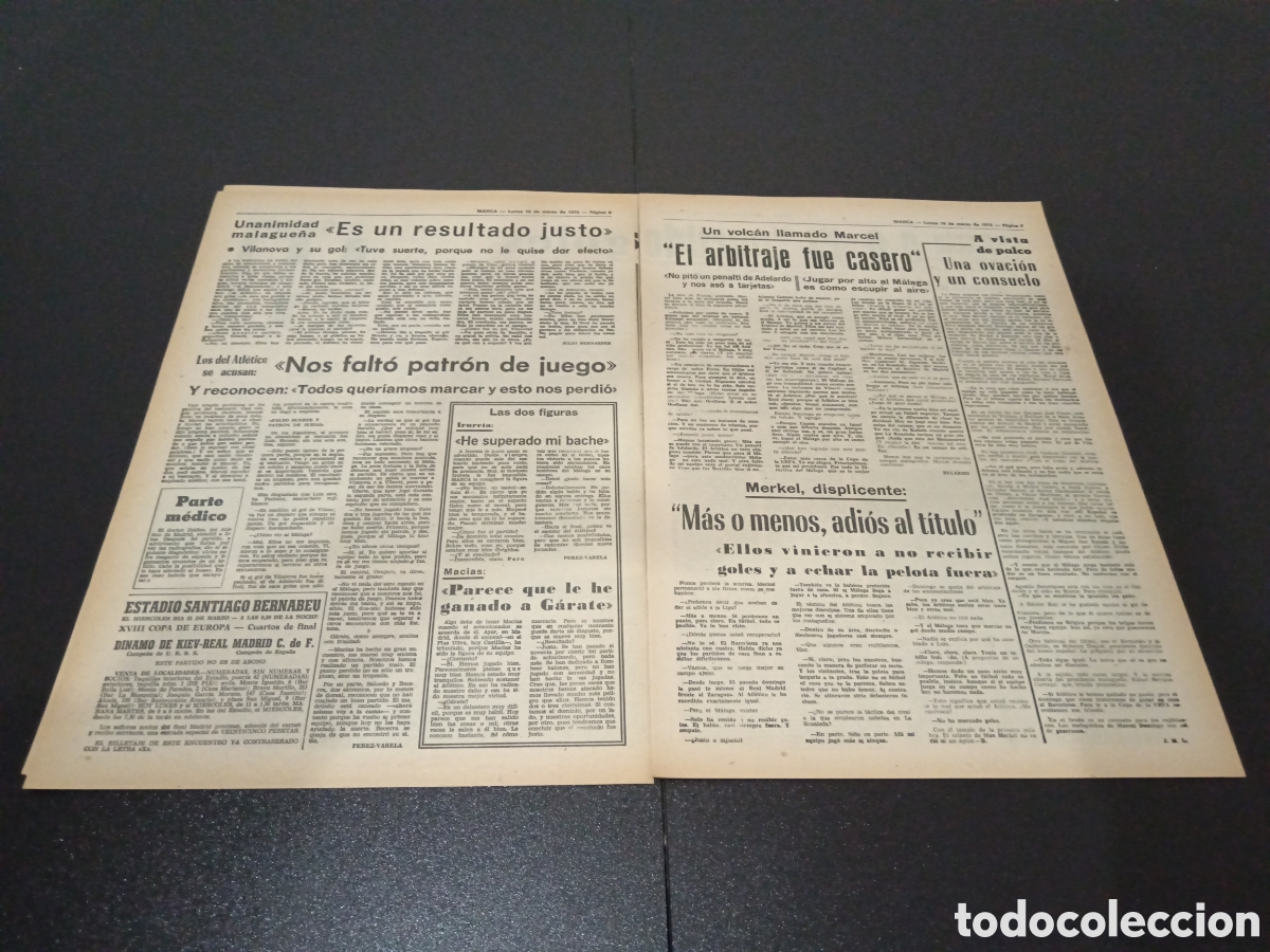 Coleccionismo deportivo: MARCA 19/03/1973 - Foto 4