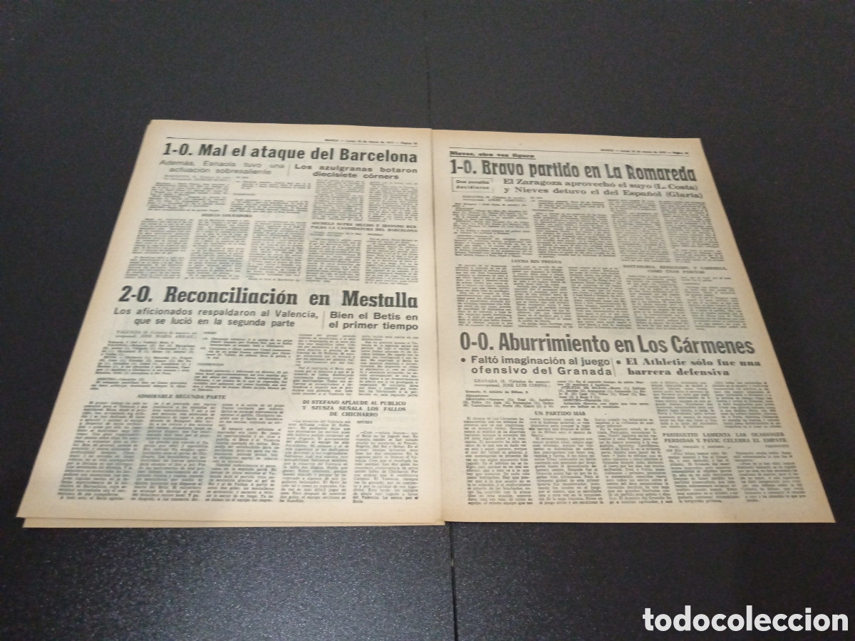 Coleccionismo deportivo: MARCA 19/03/1973 - Foto 7