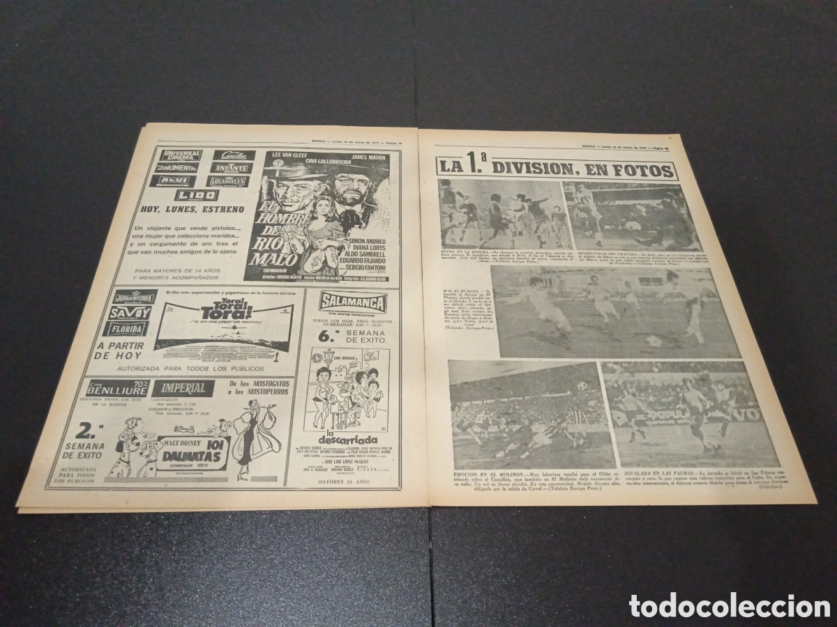 Coleccionismo deportivo: MARCA 19/03/1973 - Foto 8