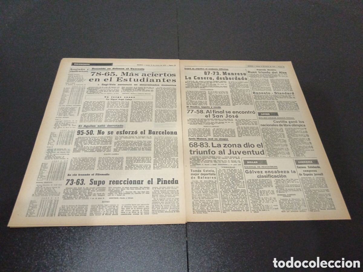 Coleccionismo deportivo: MARCA 19/03/1973 - Foto 13