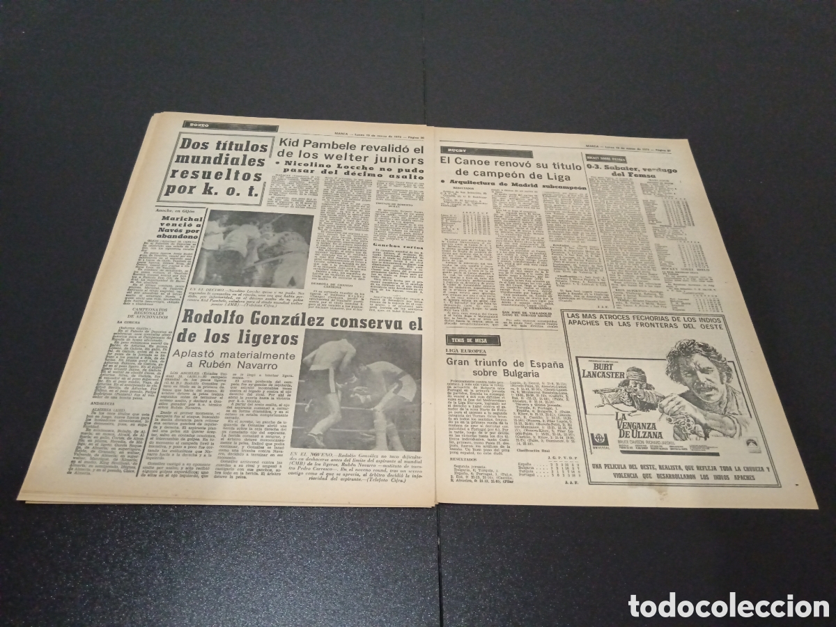 Coleccionismo deportivo: MARCA 19/03/1973 - Foto 15