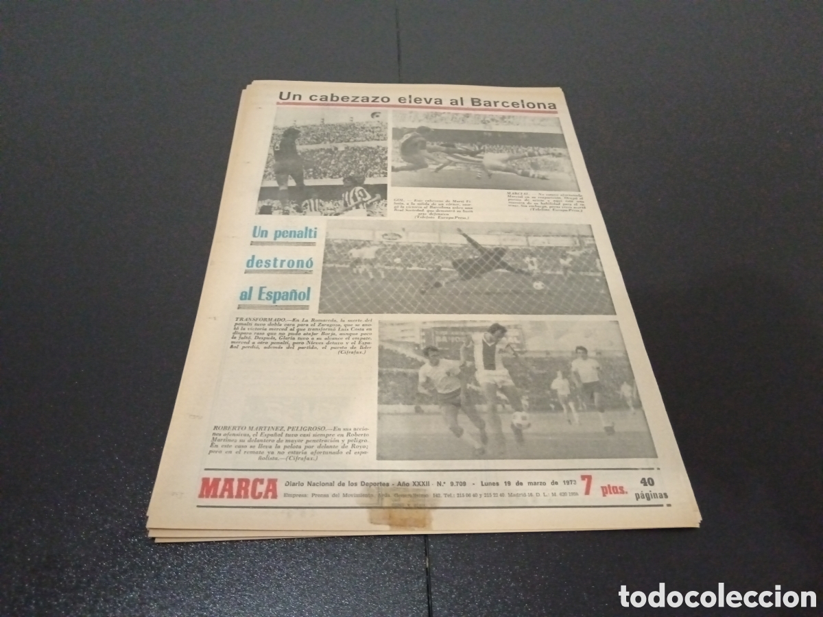 Coleccionismo deportivo: MARCA 19/03/1973 - Foto 17