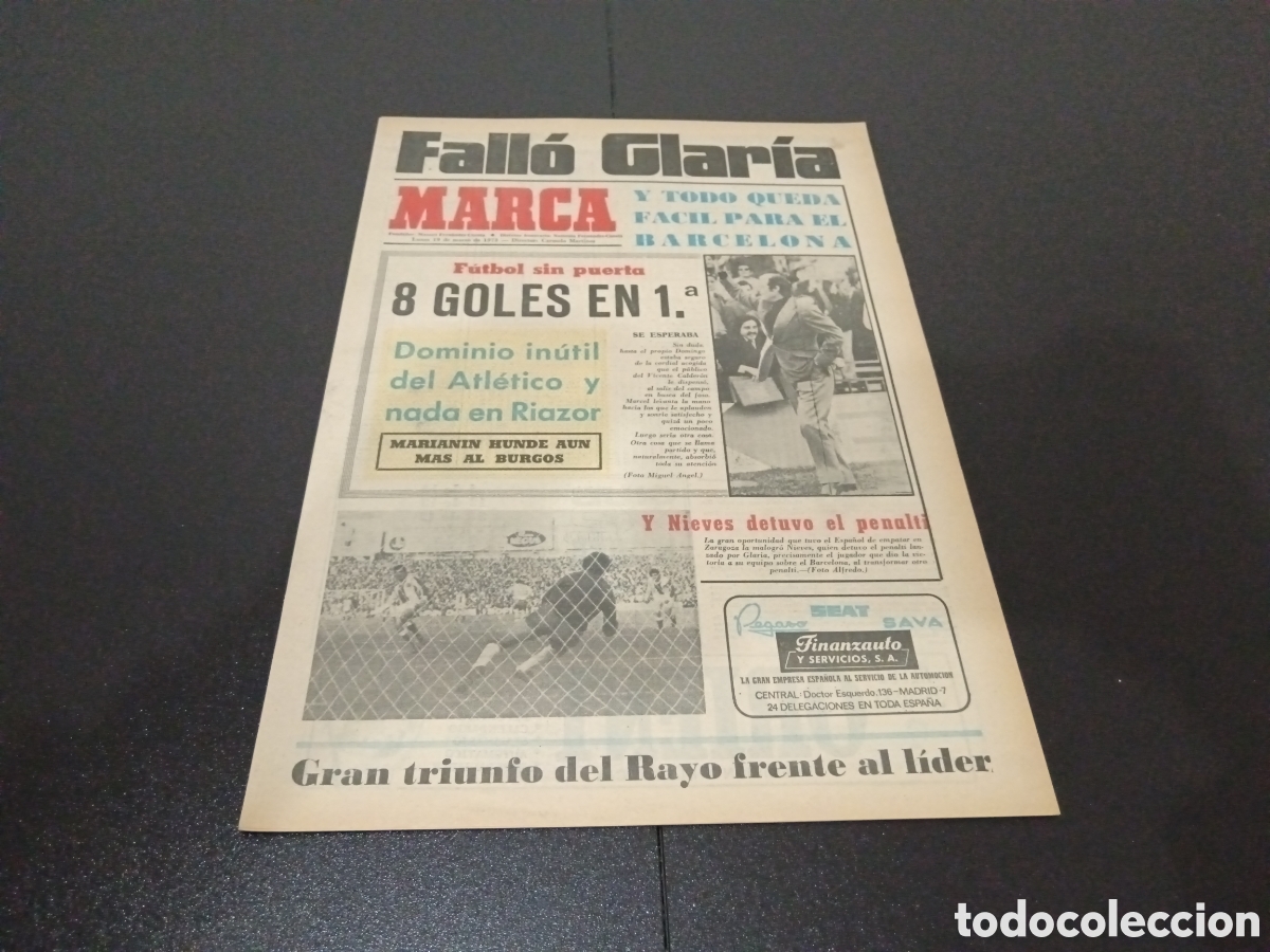 Coleccionismo deportivo: MARCA 19/03/1973 - Foto 1