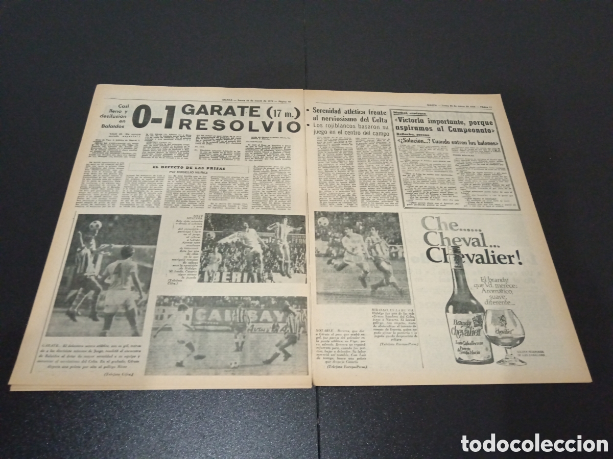 Coleccionismo deportivo: MARCA 26/03/1973 - Foto 6