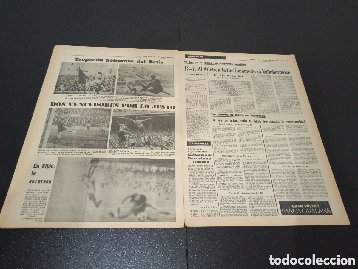 Coleccionismo deportivo: MARCA 26/03/1973 - Foto 12