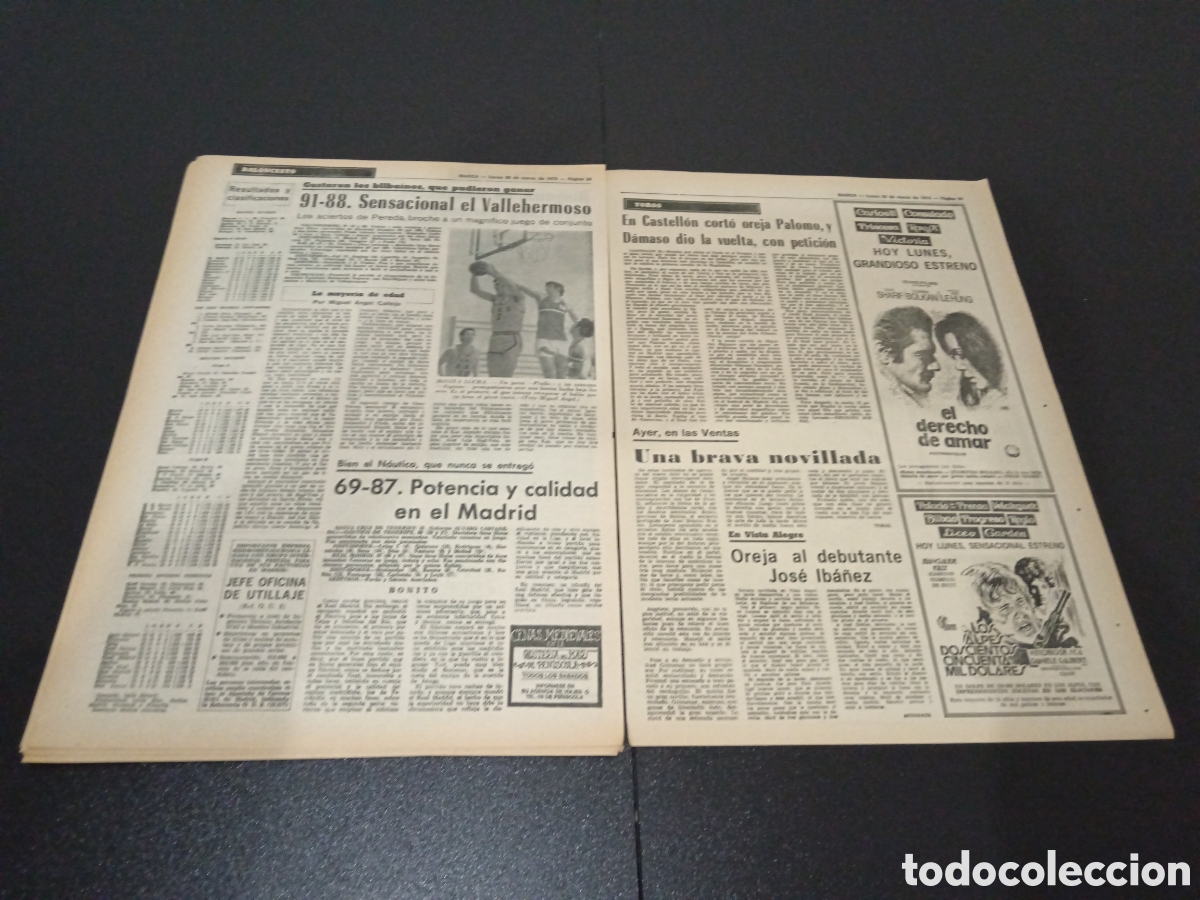 Coleccionismo deportivo: MARCA 26/03/1973 - Foto 15