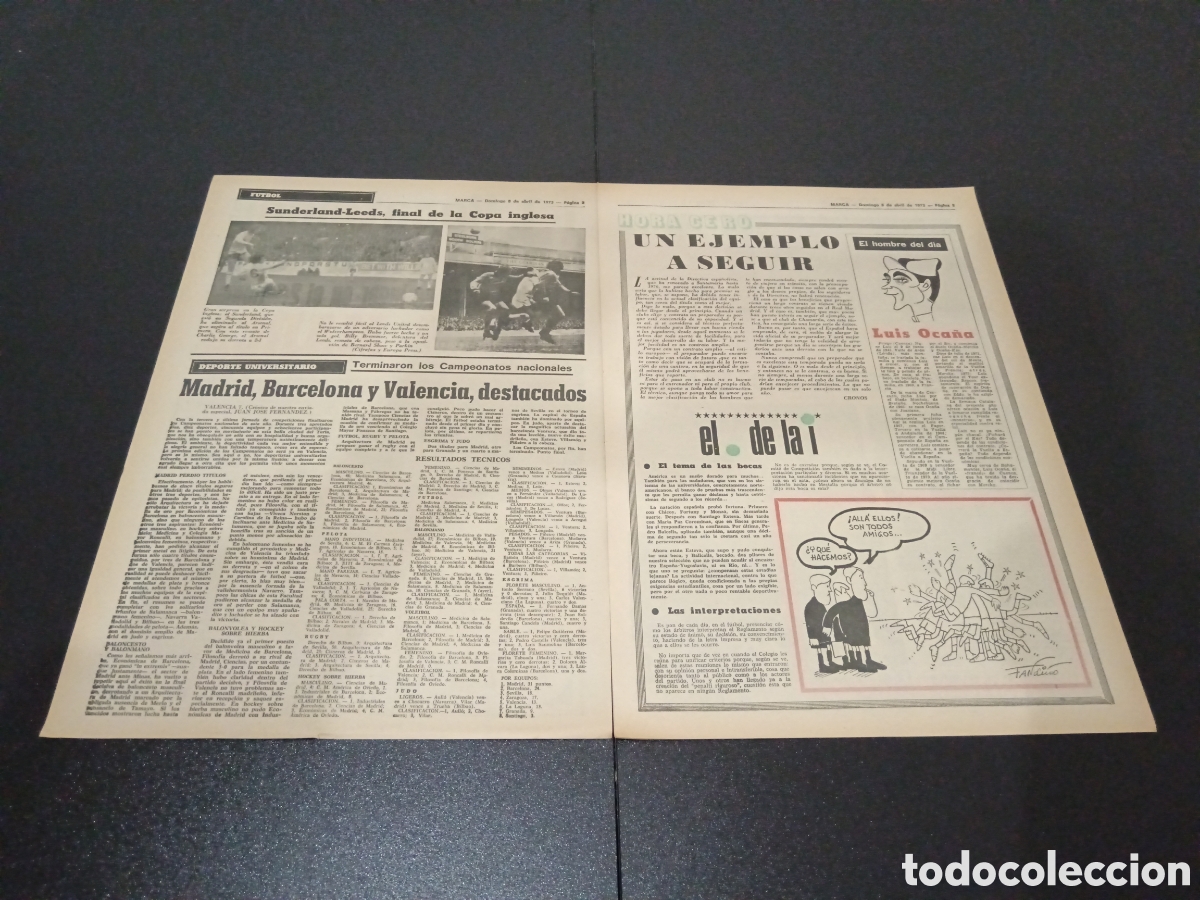 Coleccionismo deportivo: MARCA 08/04/1973 - Foto 2