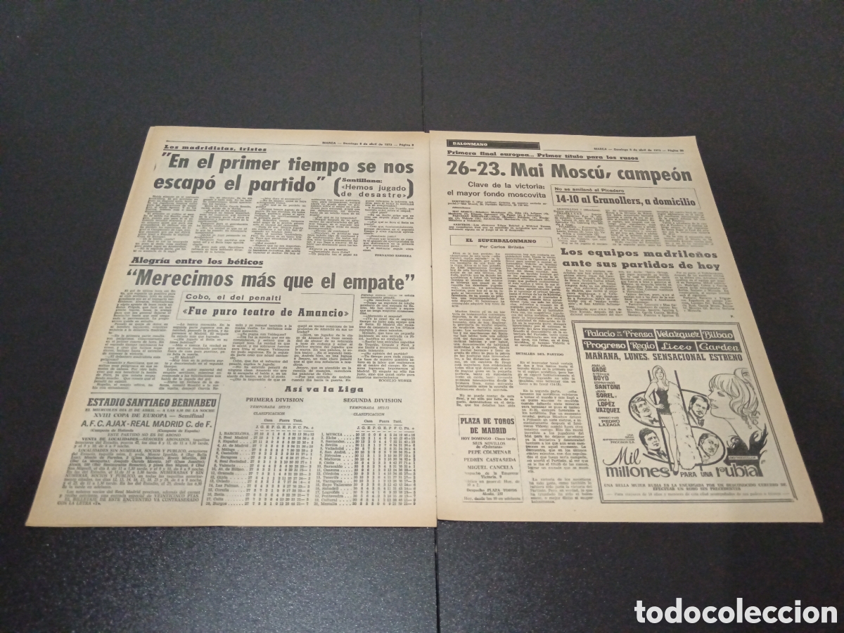 Coleccionismo deportivo: MARCA 08/04/1973 - Foto 4