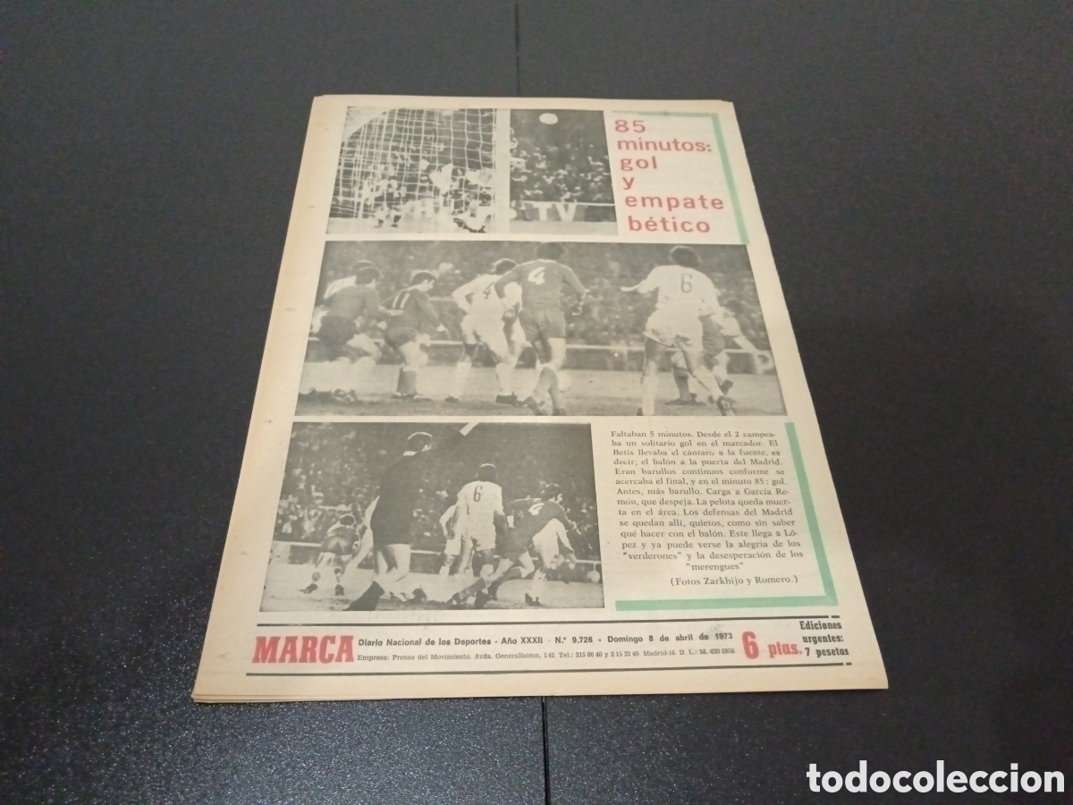 Coleccionismo deportivo: MARCA 08/04/1973 - Foto 6