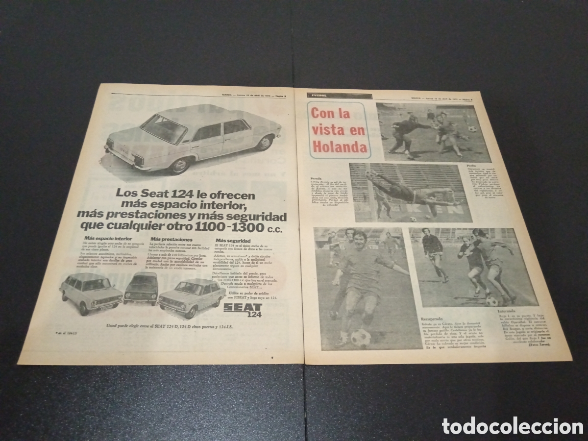 Coleccionismo deportivo: MARCA 19/04/1973 - Foto 2