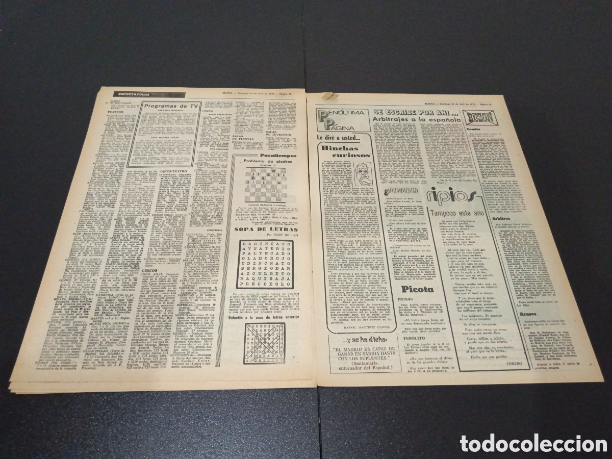 Coleccionismo deportivo: MARCA 22/04/1973 - Foto 6