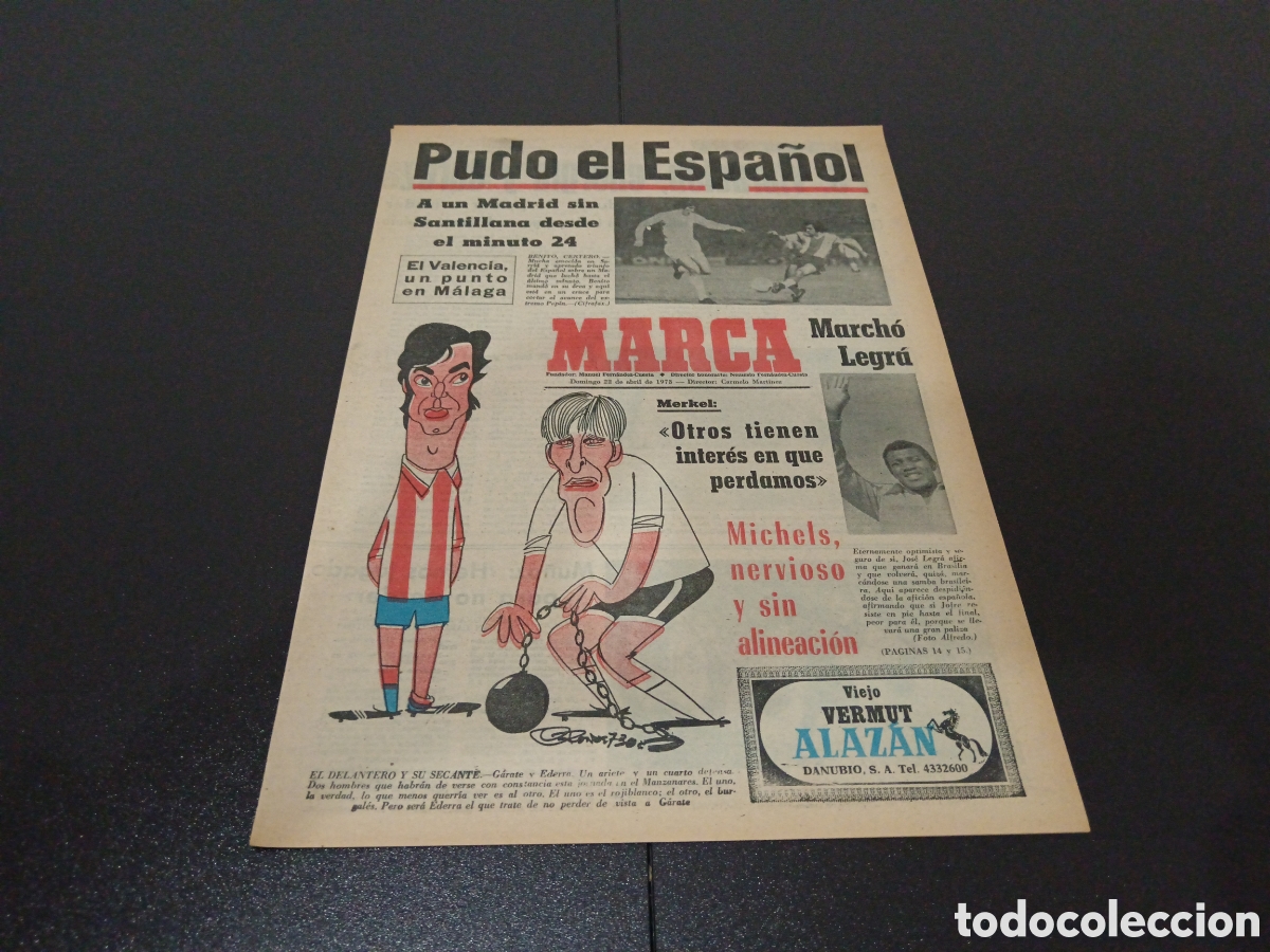 Coleccionismo deportivo: MARCA 22/04/1973 - Foto 1
