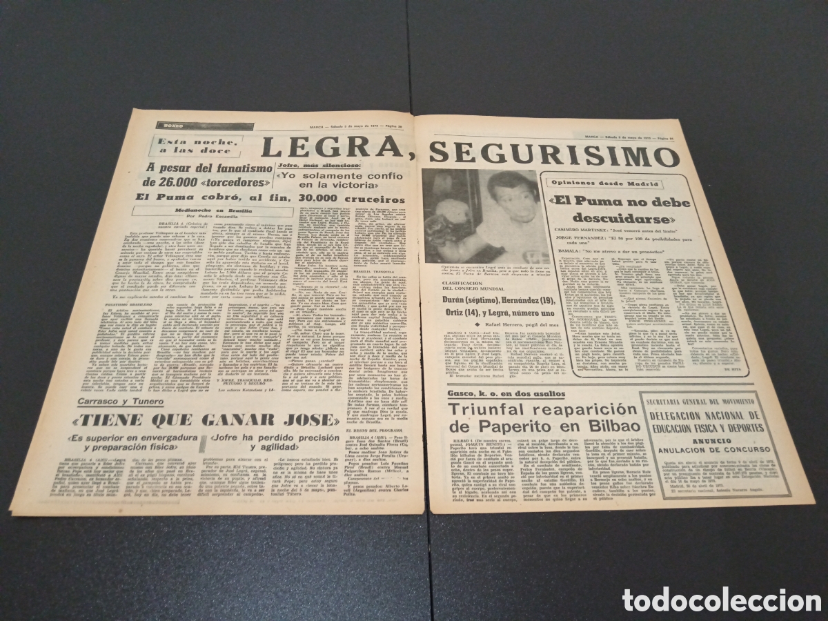 Coleccionismo deportivo: MARCA 05/05/1973 - Foto 5