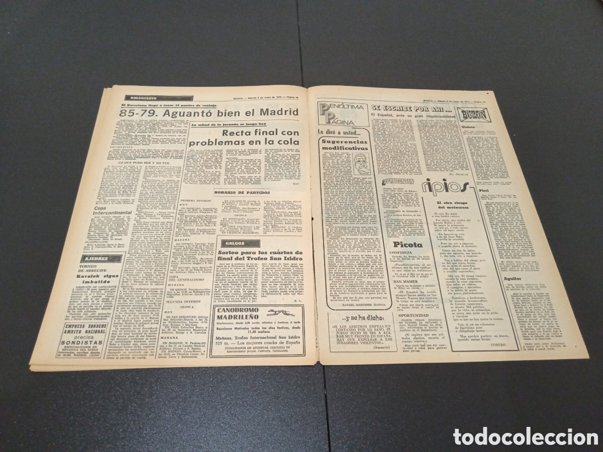 Coleccionismo deportivo: MARCA 05/05/1973 - Foto 6