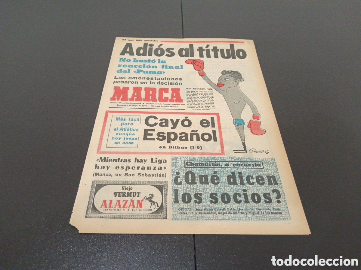 Coleccionismo deportivo: MARCA 06/05/1973 - Foto 1
