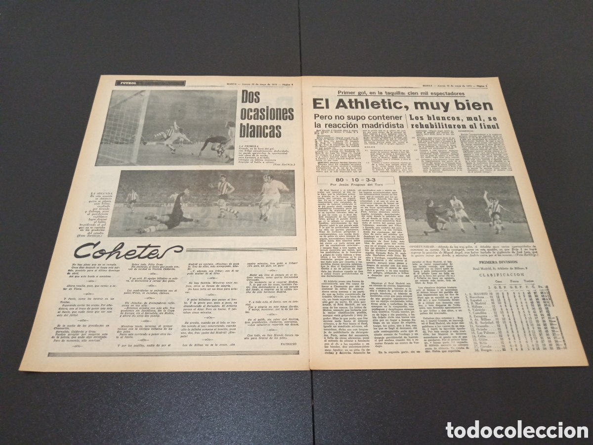 Coleccionismo deportivo: MARCA 10/05/1973 - Foto 2