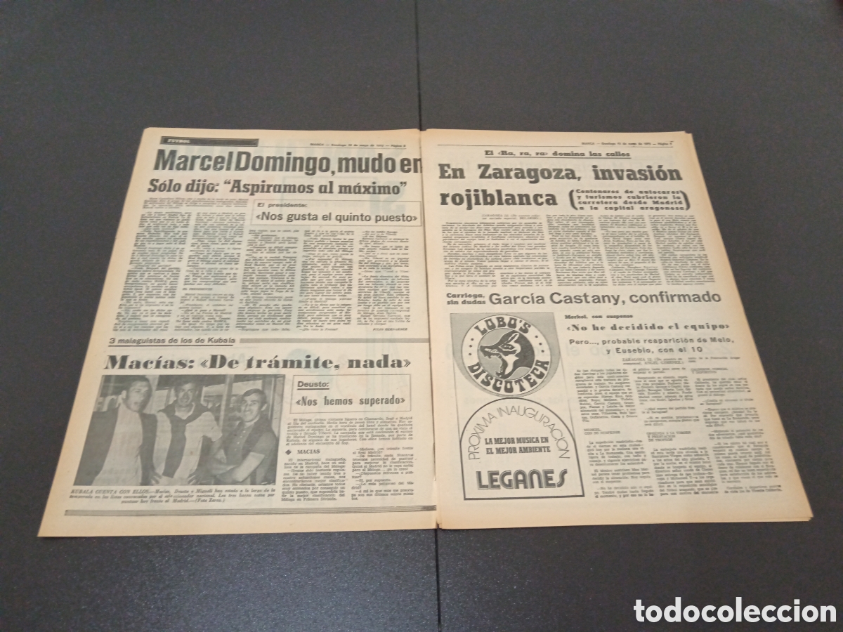 Coleccionismo deportivo: MARCA 13/05/1973 - Foto 2